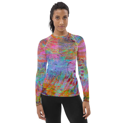 Women's Bloomin' Swirl Rash Guard