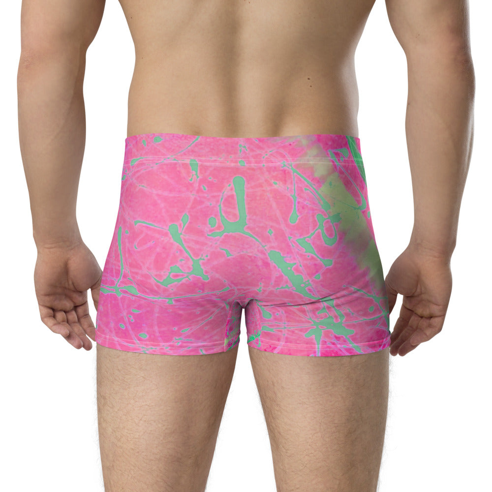 Men's Luxury Magenta Moon Beams Boxers