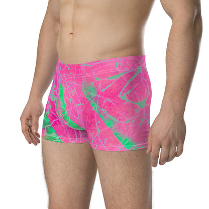 Men's Luxury Magenta Moon Beams Boxers