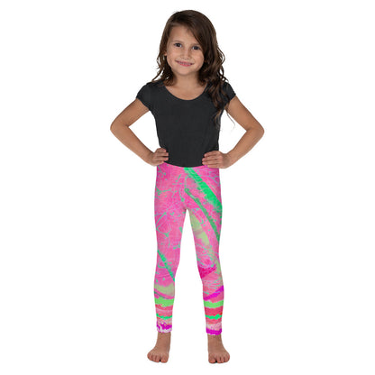 Kid's Leggings - Magenta Moonbeams