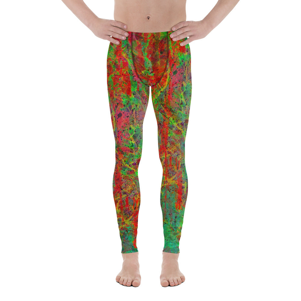 Neon Fire - Men's Leggings