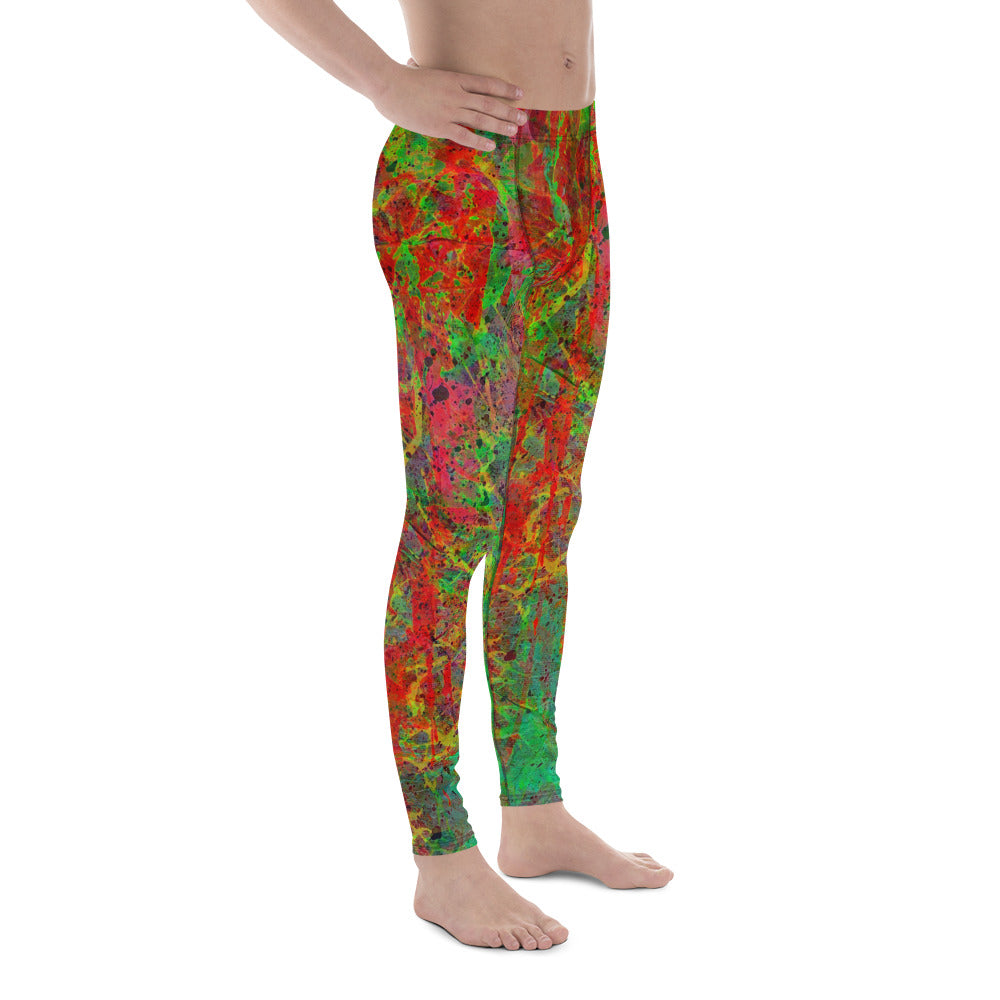 Neon Fire - Men's Leggings