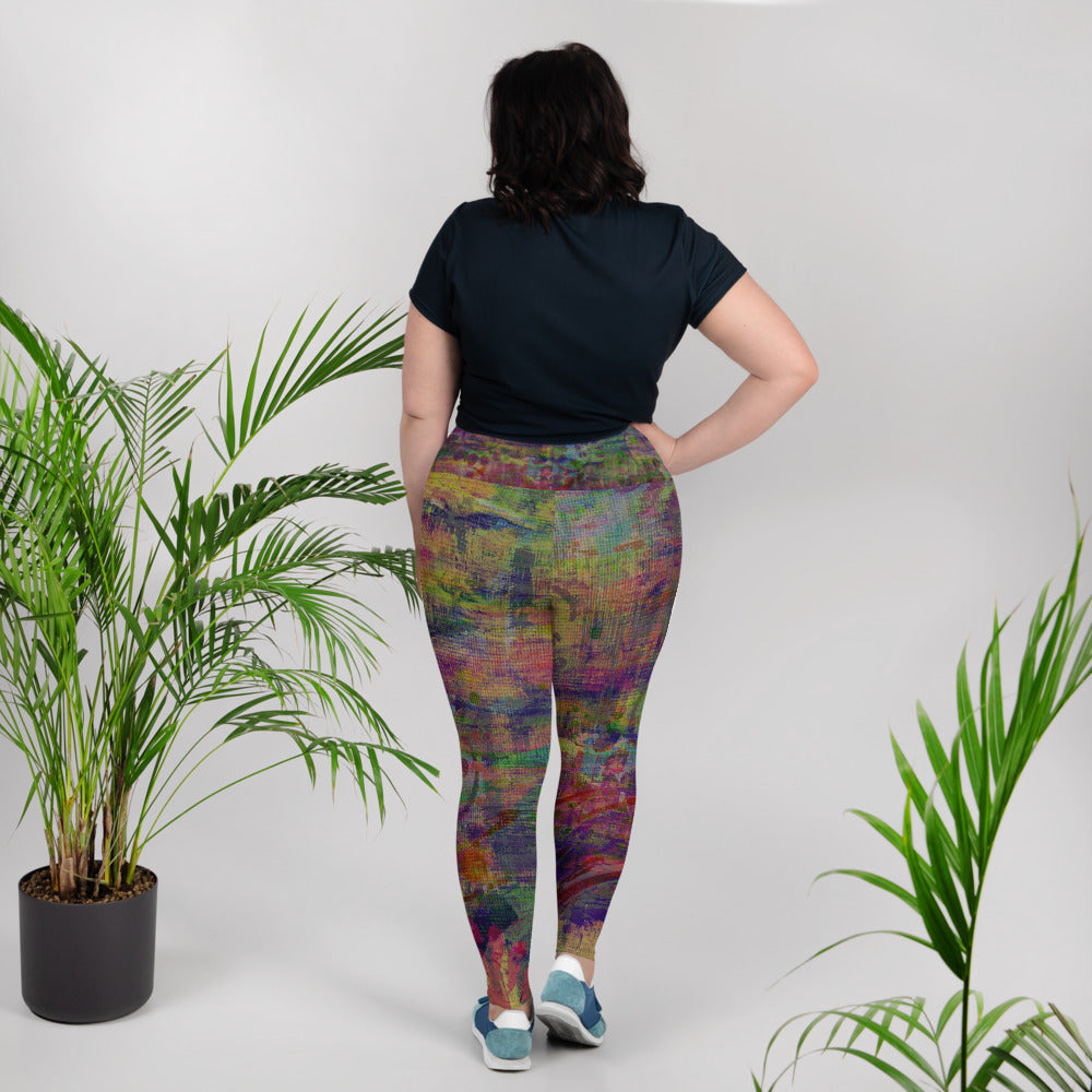 Curvy girl leggings best sale