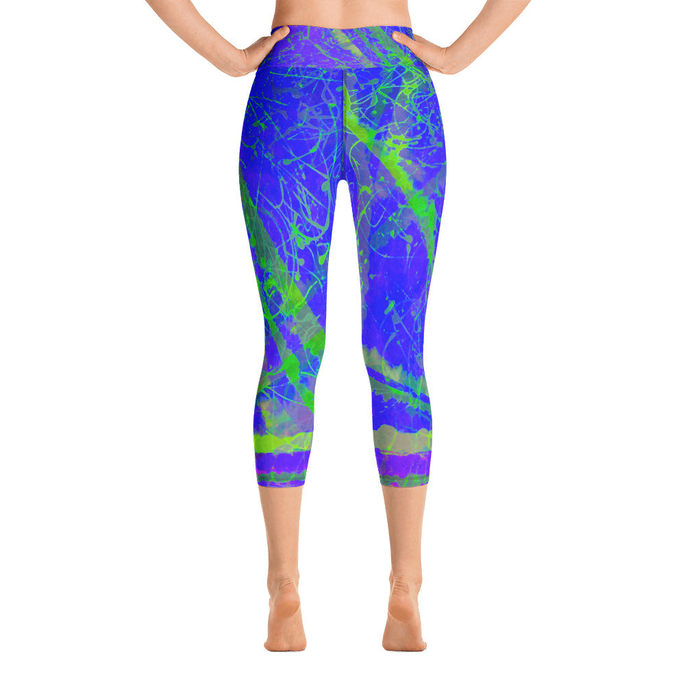 Midnight Moonbeams Capri Leggings