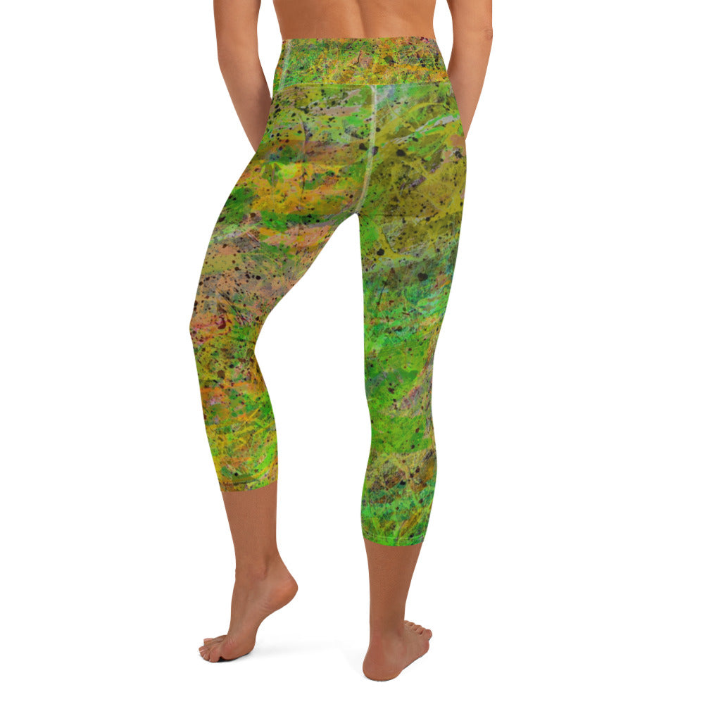 Spring Splash Capri Leggings