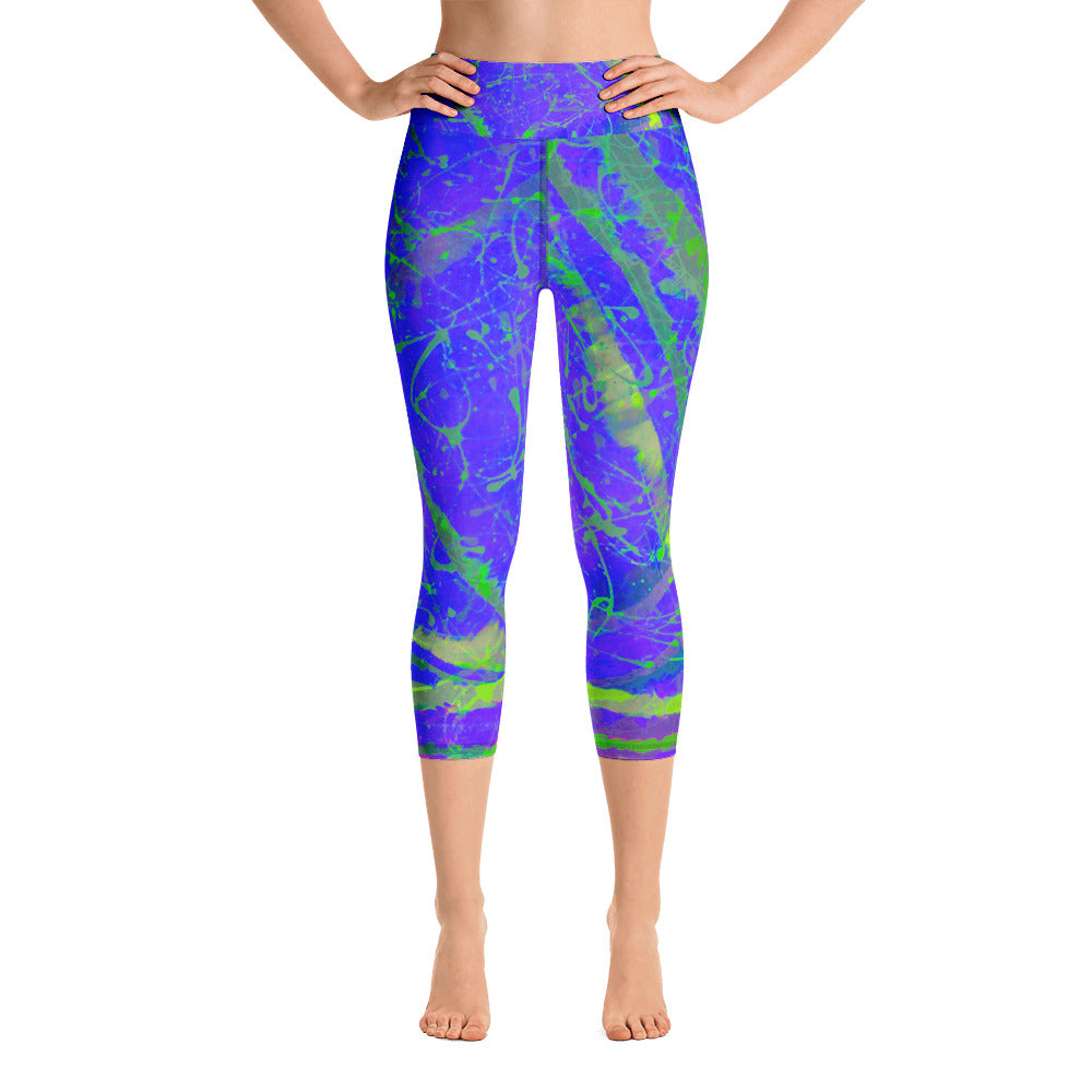 Midnight Moonbeams Capri Leggings