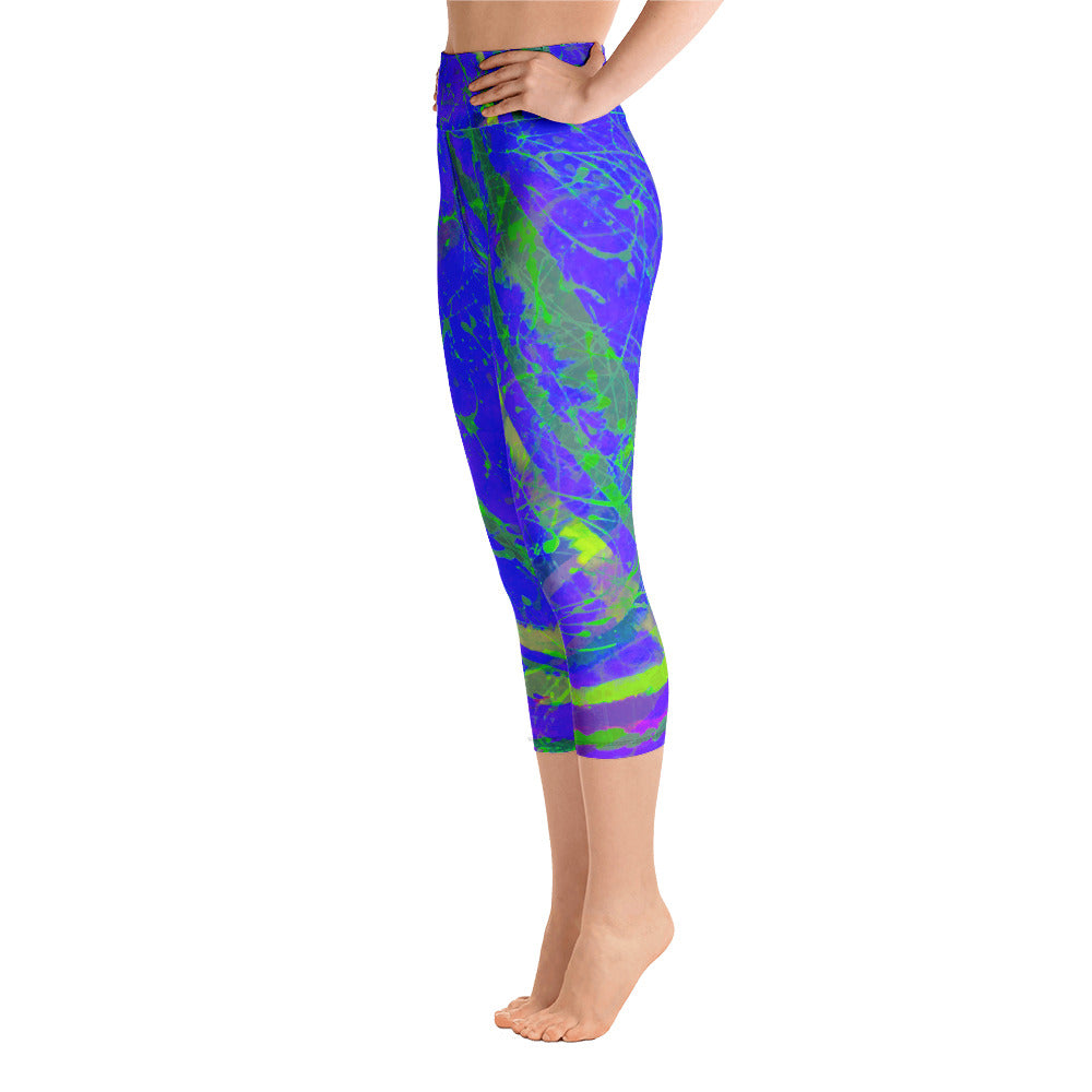 Midnight Moonbeams Capri Leggings