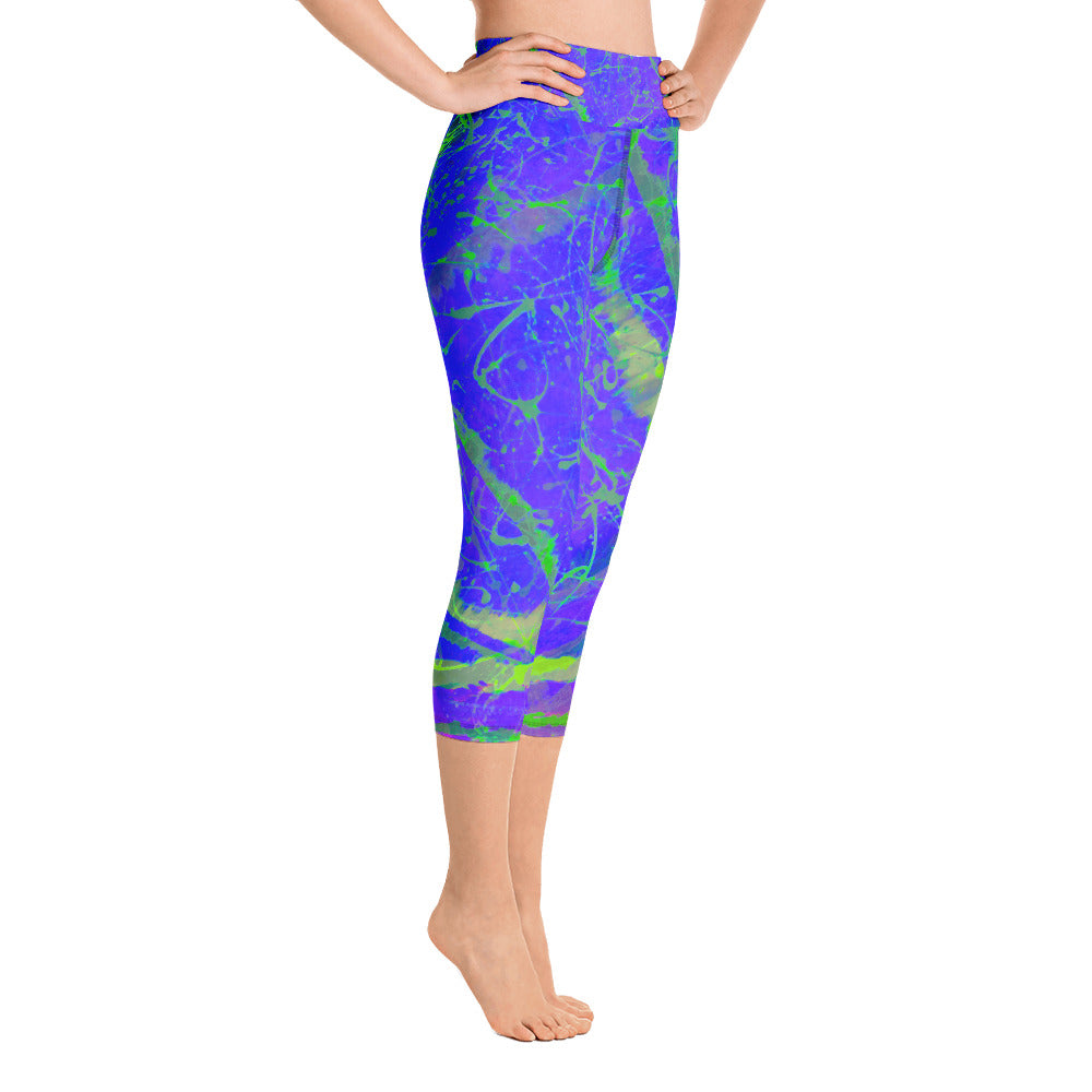 Midnight Moonbeams Capri Leggings