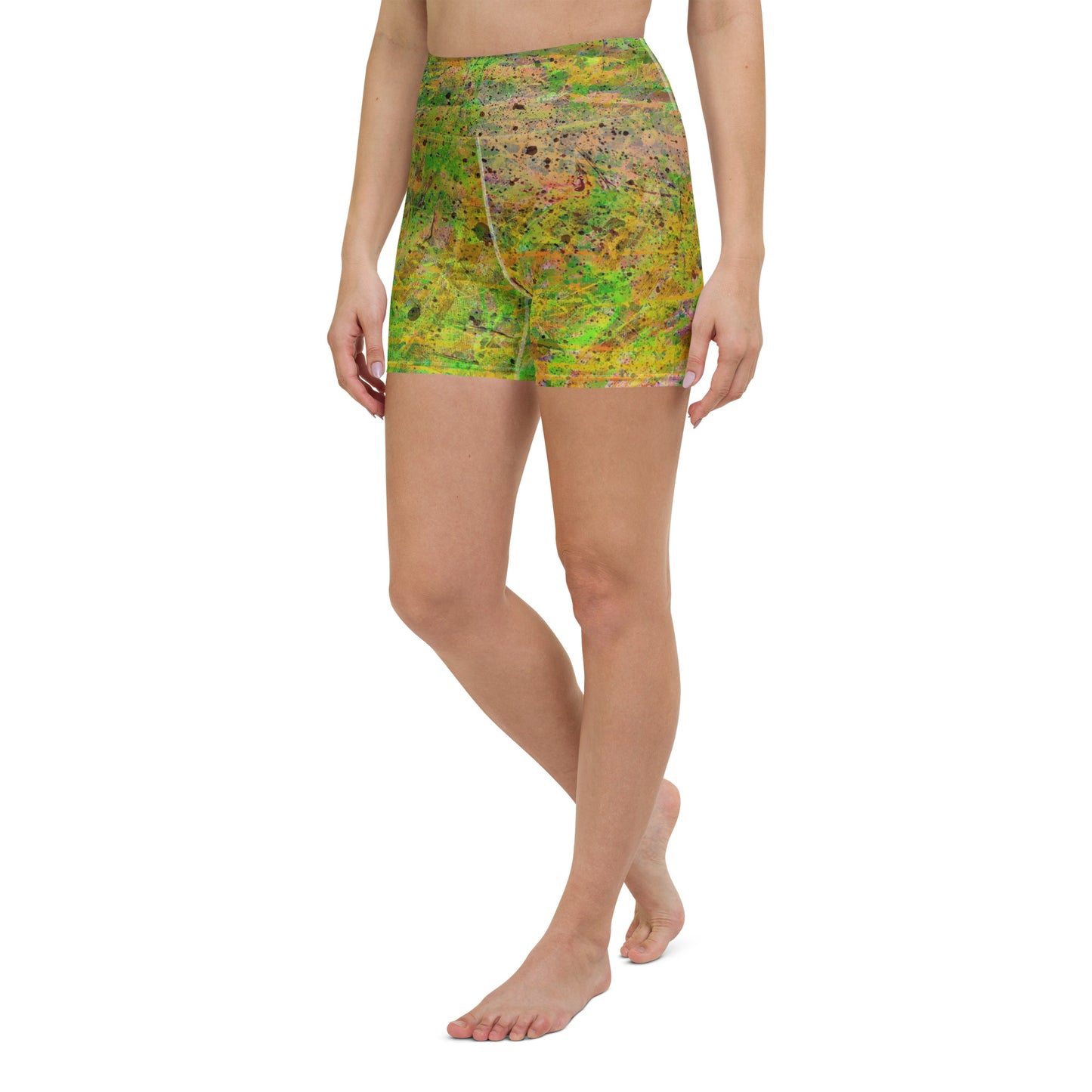 Green Goddess Yoga Shorts