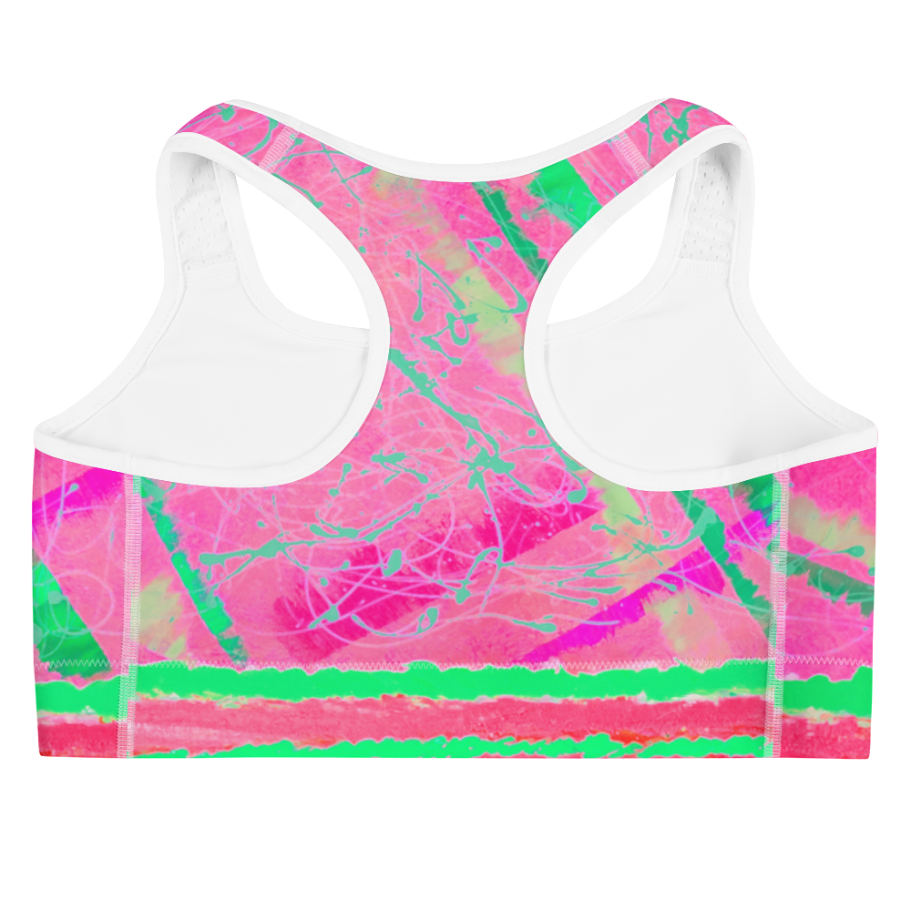 Magenta Moon Beams Sports Bra