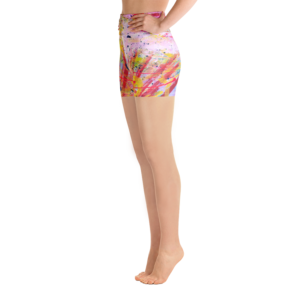 Splashy Yoga Shorts