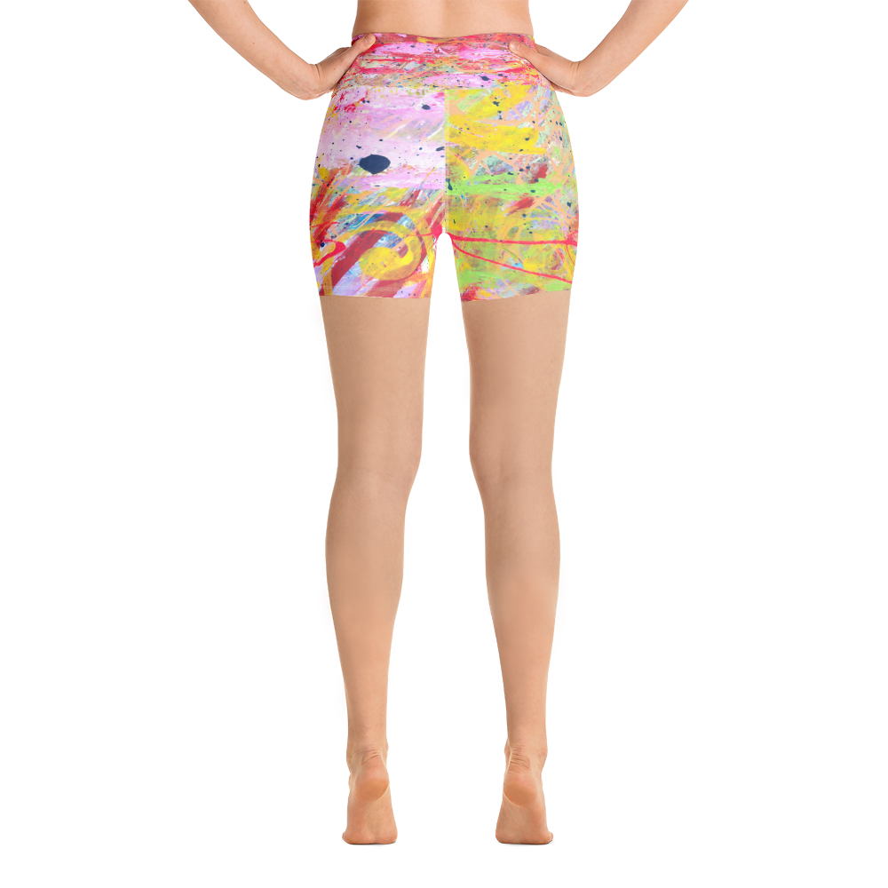 Splashy Yoga Shorts