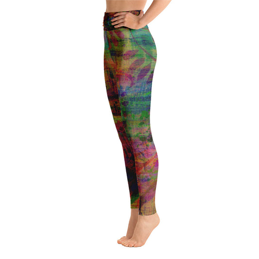 Paisley Garden Yoga Leggings