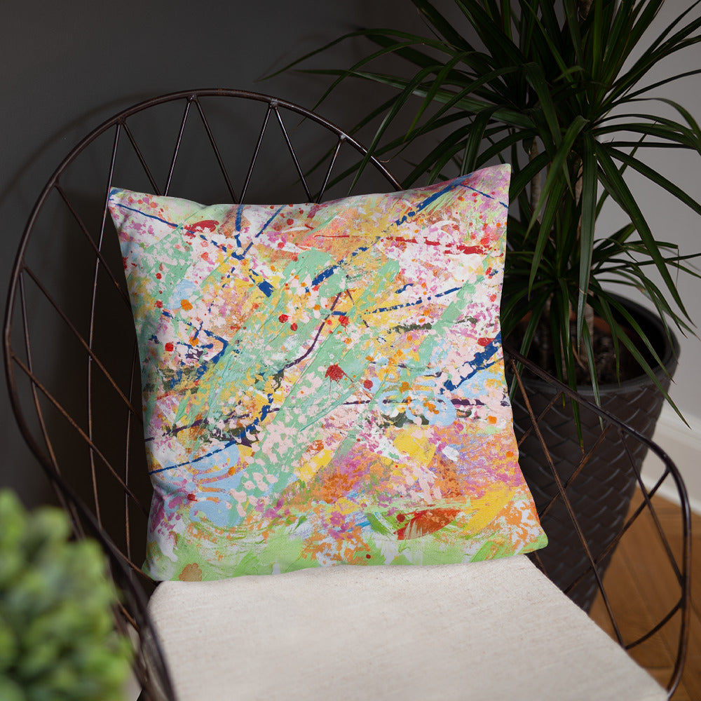 Beauty in Chaos Square Pillow