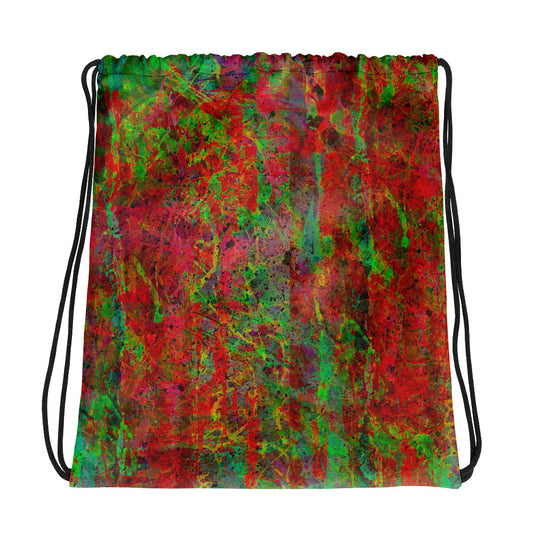 Fiery and Fierce Drawstring Bag