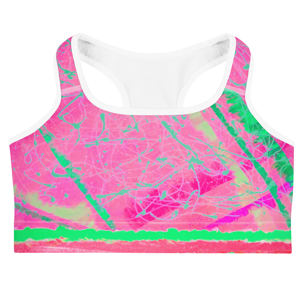 Magenta Moon Beams Sports Bra