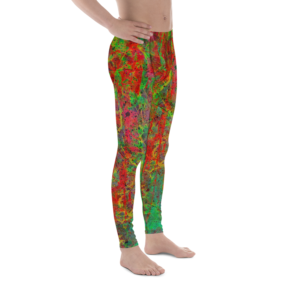 Neon Fire - Men's Leggings