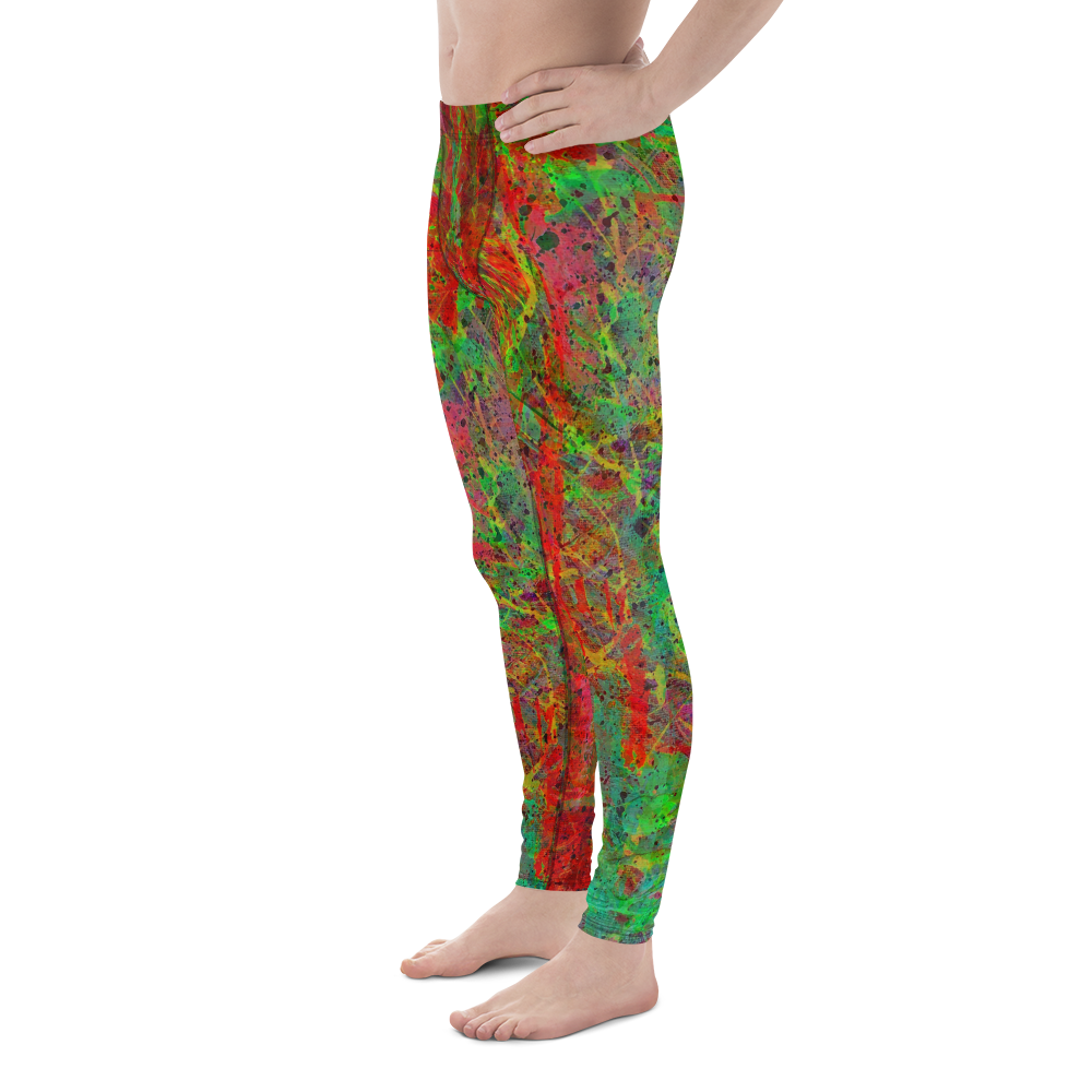 Neon Fire - Men's Leggings