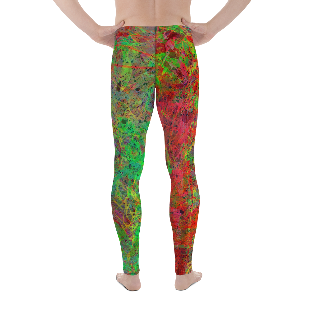 Neon Fire - Men's Leggings